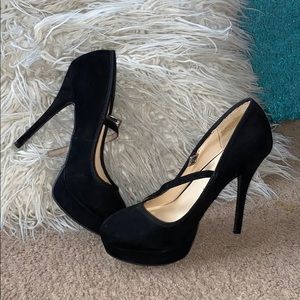 Rue21 Black Mary Jane Platform High Heels